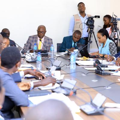 UAC Board, TMM, UNAIDS and Civil Society Organisations representing PLHIV at Committee of Health at Parliament